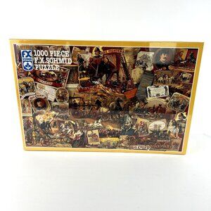 FX Schmid To The Rescue Puzzle 1000 Pc Firefighters Fireman Hook & Ladder USA
